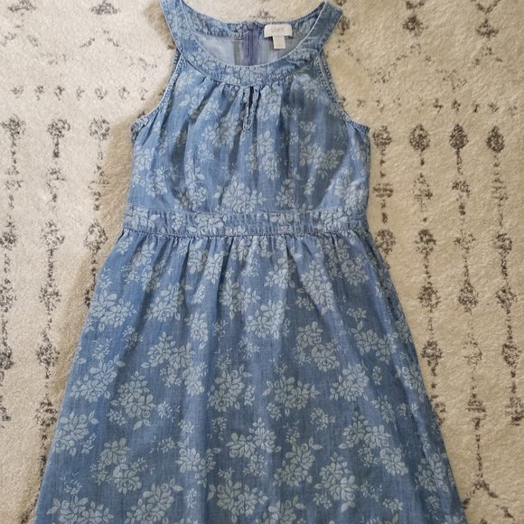 LOFT Dress Medium Womens Floral Lightweight Casual Dress M - Picture 4 of 8